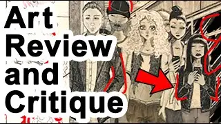 Art Review Critique (46) by Professional Marvel Comic Artist Original Graphic Street Crossing image