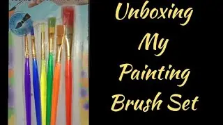 Unboxing My brush set
