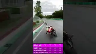 Tussling in the rain (Ride 5) #xboxseriesx #racing #gaming