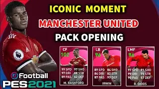 102 RASHFORD - MANCHESTER UNITED - ICONIC MOMENT PACK OPENING PES 2021 MOBILE