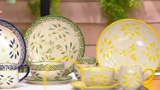 Temp-tations 16-Piece Essential Dinnerware Set Dinnerware Set on QVC