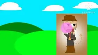 Sprunki Humans blowing bubblegum