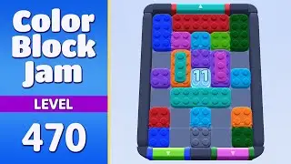 Color Block Jam Level 470 | Every Puzzle Solved! 🎯