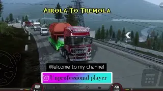 Offroad driving in mountains in truckers of europe 3 game #toe3@unprofessionalplayer