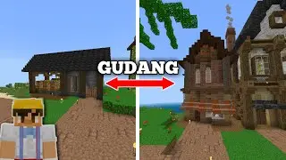 Eps 4. Membangun rumah gudang penyimpanan | realms VITARALAND Minecraft bedrock edition
