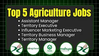 Top 5 Agri Jobs of the Week | Vegrow, Mahyco, JK Agri Companies Jobs | AgriCareers India 