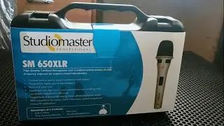 STUDIOMASTER&nbsp; SM 650XLR : THE BEST MICROPHONE&nbsp; &nbsp; UNBOXING & REVIEW