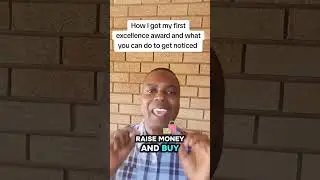 How I got my first excellence award and what you can do to get noticed.  #CareerGrowth  #CareerTips