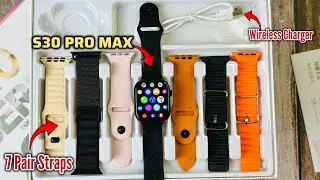 New S30 PRO MAX Series is 10 Smart Watch with BIG 1.91 inch Infinity display!!