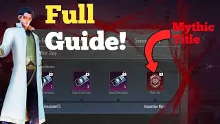 How to become an investigator in Pubg Mobile 2025 | Free Mythic Title