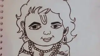 Keshav singh tomar artist Krishna bhagwan drawing the draw