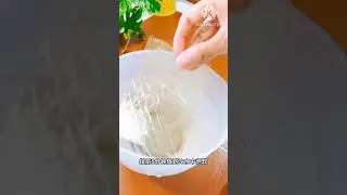 No need for oven, you can make snow mountain milk jelly with your hands, milky and smooth #milkjelly