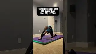 Day: 28 of Training Everyday Until 500 Subscribers