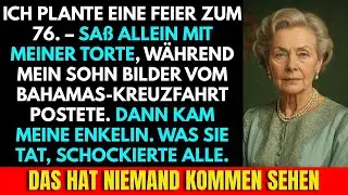 Ich Saß Mit 76 Allein, Mein Sohn Auf Einer Kreuzfahrt, Die Ich Bezahlt Hatte  Dann Kam Meine Enkel
