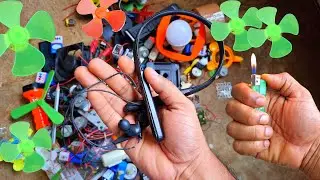how  to make awesome ideas using dc motor fan / dc motor projects from recycling electronics scrap