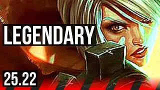 RIVEN vs SETT (TOP) | 20/2/6, Legendary, 44k DMG, 700+ games | EUW Master | 25.22