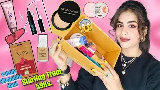 Skin Care & Makeup From Purple | Shopping Haul | Best Makeup Products In Cheap Price | Starting 49rs