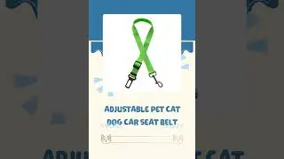 Adjustable Pet Cat Dog Car Seat Belt  #doglover #dogsofyoutube #dogtoys