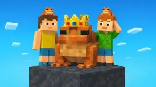 O REINO DOS SAPOS no MINECRAFT de UM BLOCO!! (Minecraft em um só Bloco)