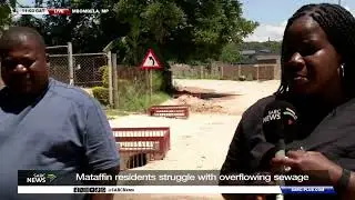 Mataffin community struggles with overflowing sewage