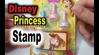 Disney Princesses Ink Pad & Rubber Stamp Set