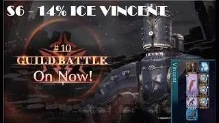 [FF7 Ever Crisis] Guild Ranking #10 Zetant Donder - S6 14%+ - Ice Vincent setup