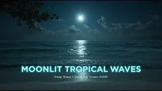 Moonlit Tropical Waves 🌙 &mdash; 10 Hours of Deep Sleep Ocean ASMR