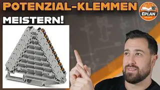 EPLAN Potentialverteilungsklemmen richtig darstellen inkl. Funktionsschablone und Anschlussbild