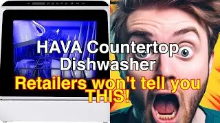 Countertop dishwasher review: hava portable dishwashers with 5 l built-in water tank & inlet hose
