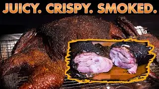 Dry Brined & Spatchcocked Smoked Turkey Recipe | Juicy and Crispy