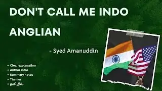 Don&rsquo;t Call Me Indo Anglian (In Hindi)