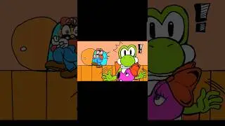 Mario walks in on Yoshi and Birdo! 💋🔥🙊 #nintendo #animation #parody #yoshi #birdo #mariokart #funny