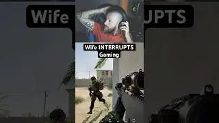 Wife INTERRUPTS Gaming #squad #gaming #wife #marriedlife #shorts