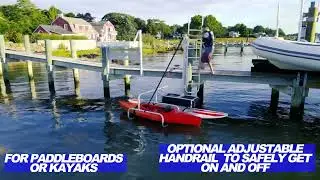 Fixed & Floating Dock Kayak Launch &  Stow