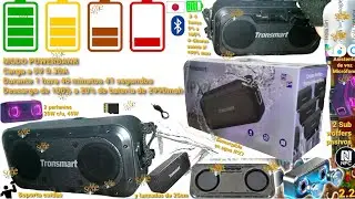 CARGA 1h46min de 100% a 20%, bater&iacute;a de 2990mah Tronsmart Force SE ORIGINAL Altavoz Speaker Parlant