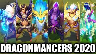 All Dragonmancers 2020 Skins Spotlight - Storm Dragon, Obsidian Dragon, Fae Dragon, Eternal Dragon