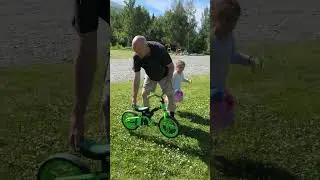Amazing Cute 4 Year Old Girl Riding Balance Bike #shorts #toddler #cute #fun #bike