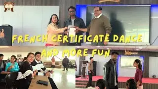 French Certificate Day Turned Into Dance Floor 💃🔥 | College Madness