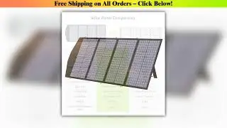 ALLPOWERS Foldable US Solar Cell Solar Charger 60 100 140 200W Portable Solar panel for