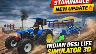 STAMINABLE NEW UPDATE 🔥 | Indian Desi Life Simulator 3D | Full Farming Gameplay 🚜