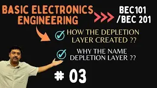 03 Basic electronics engineering BEC201 potential barrier in pn junction diode