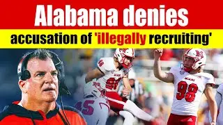 Alabama denies accusation of 'illegally recruiting' kicker Graham Nicholson