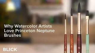 Princeton Neptune: The ULTIMATE Synthetic Brushes for Watercolor & Gouache?