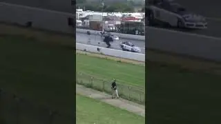 WHEEL FALLS OFF in a very unusual incident at Santa Pod 2023 #dragracing