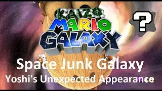 Kaizo Mario Galaxy | Space Junk Galaxy &ndash; Yoshi's Unexpected Appearance | 100% Walkthrough