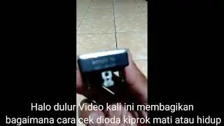 cara mengetahui dioda kiprok masih bagus atau mati #dioda #ampli