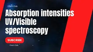Absorption intensities | UV/Visible spectroscopy | Urdu/Hindi