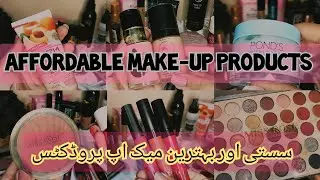 AFFORDABLE MAKEUP PRODUCTS || BUDGET FRIENDLY MAKEUP || Urdu/Hindi...