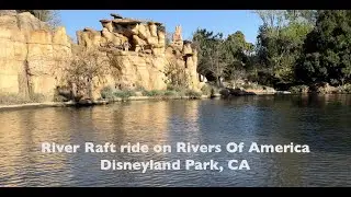 Rivers of America at Disneyland on a River Raft!