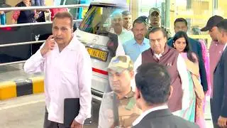 Mukesh Ambani, Isha Ambani, Anil Ambani  Arrived In Udaipur For Vijay Deverakonda & Rashmika Wedding
